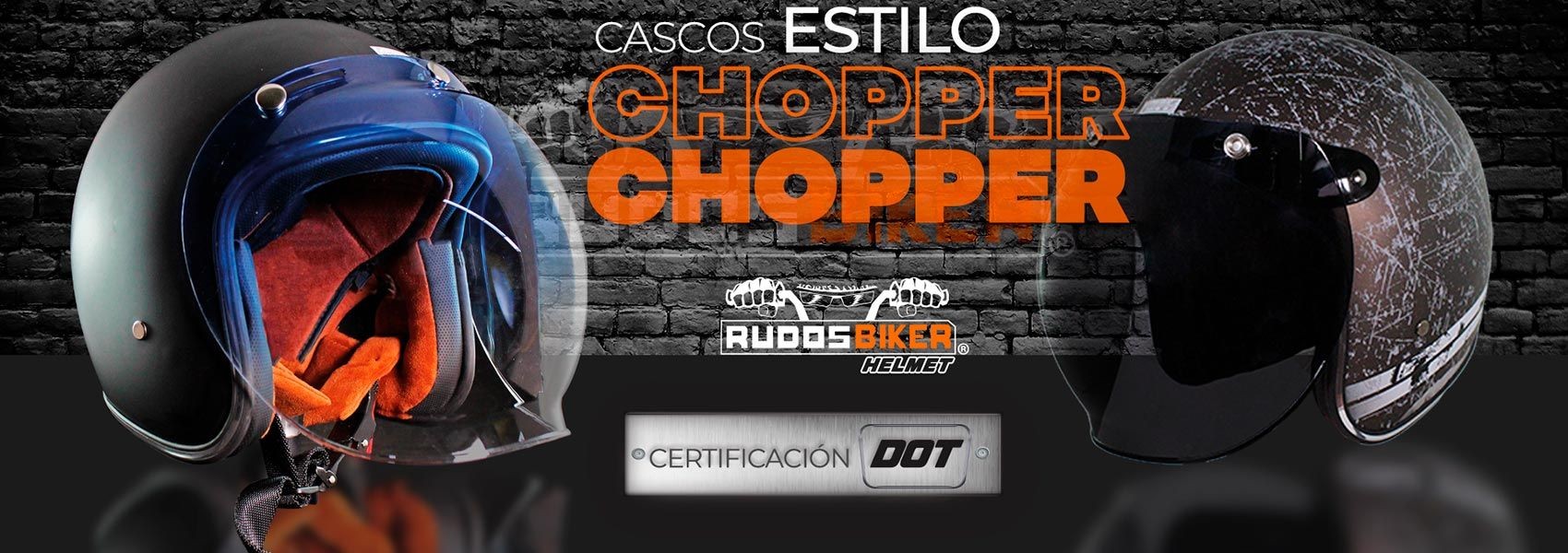 CASCOS CHOPPER CERTIFICADOS